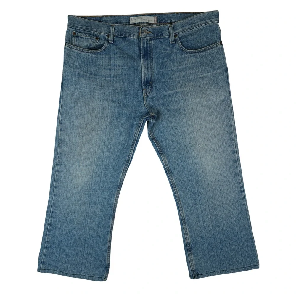 Vintage Levis 527 Low Rise Bootcut Jeans‎ Mens 40x26 Hemmed Y2K Western 2004